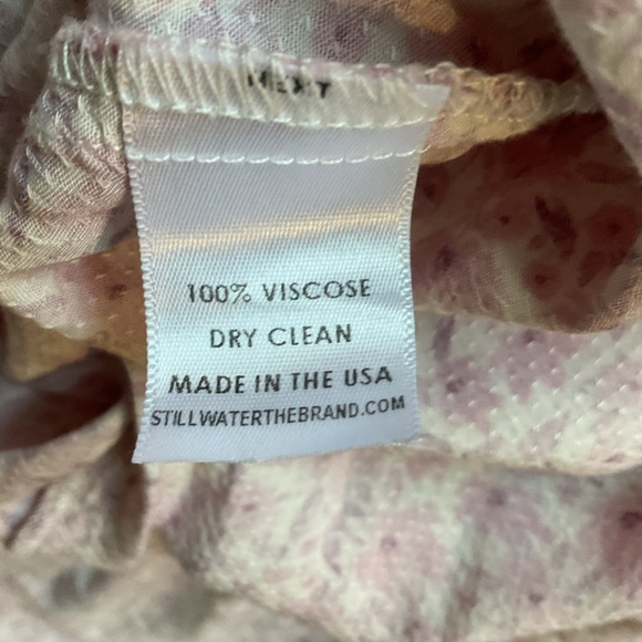 STILLWATER THE BRITTON MIDI in Sweet Flower Pink Sz Small - Picture 7 of 8